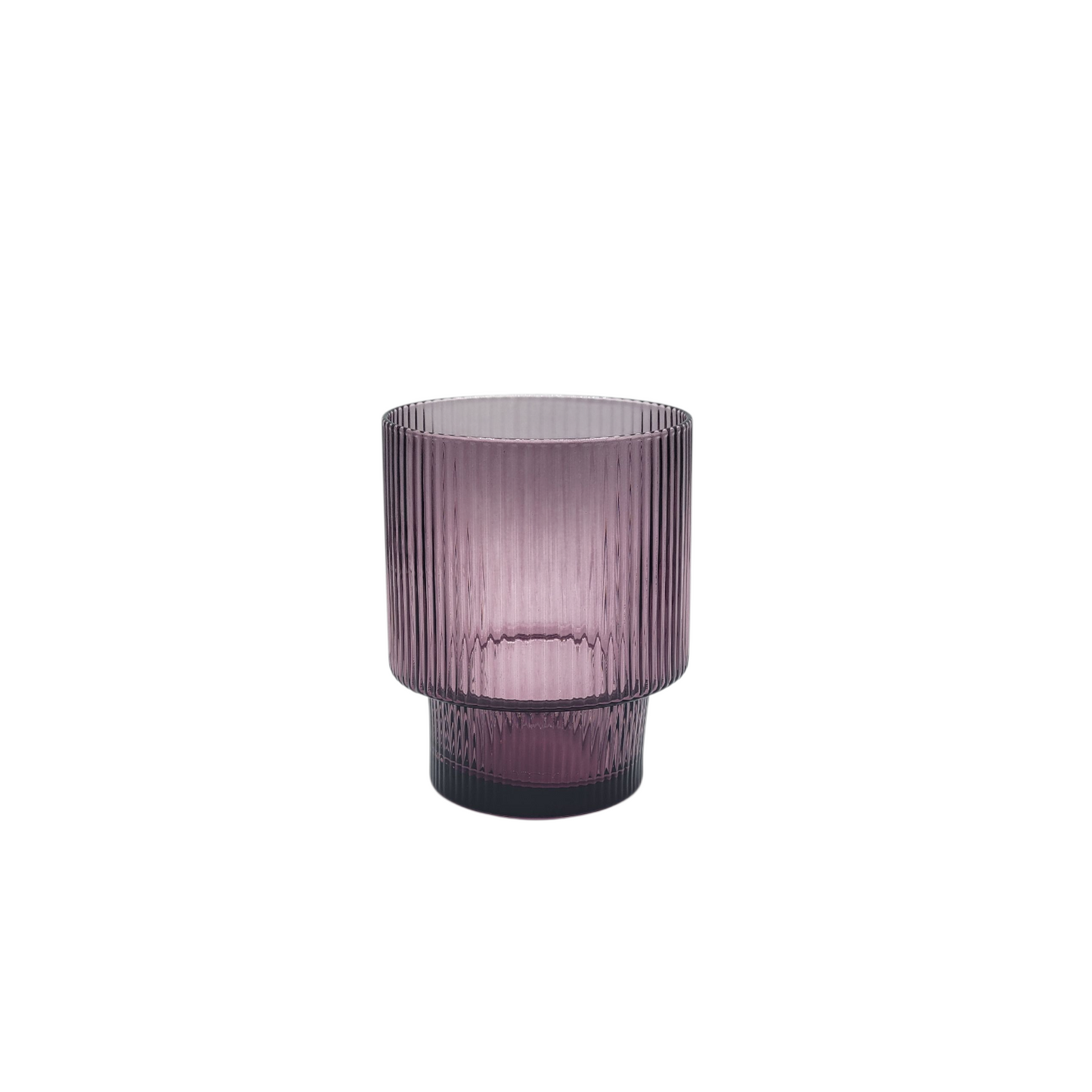 Vikko - Decor, Malibu, Ribbed Highball Glass, Amber, 10 oz