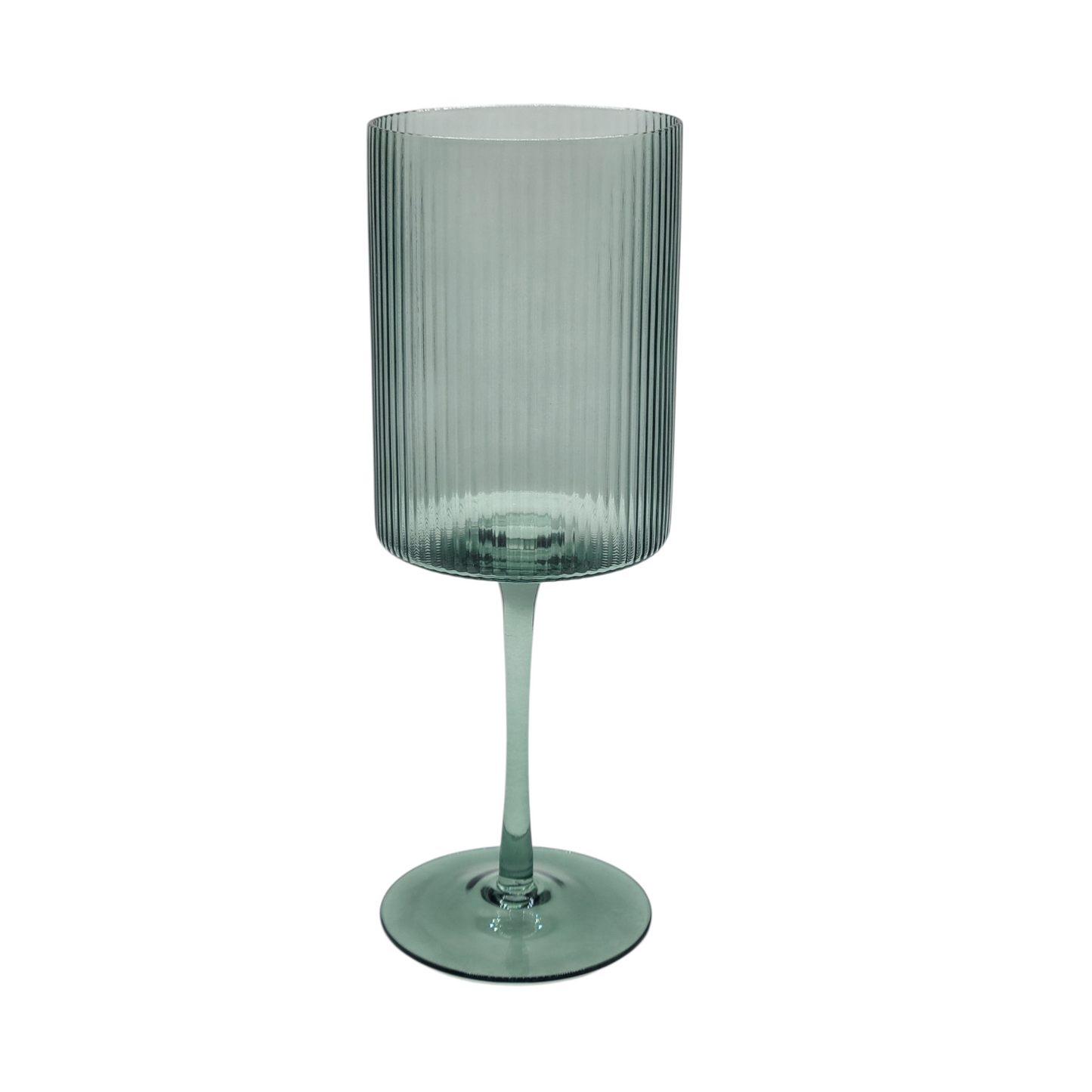 Vikko - Decor, Malibu, Ribbed Wine Glass, 17 oz