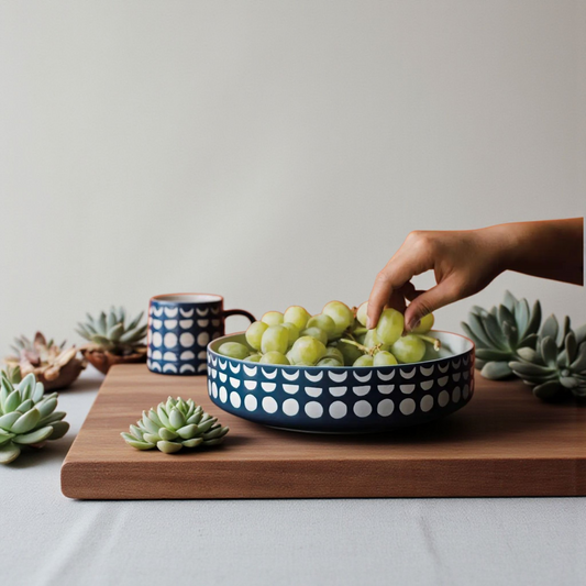 Ink Imprint Serving Bowl