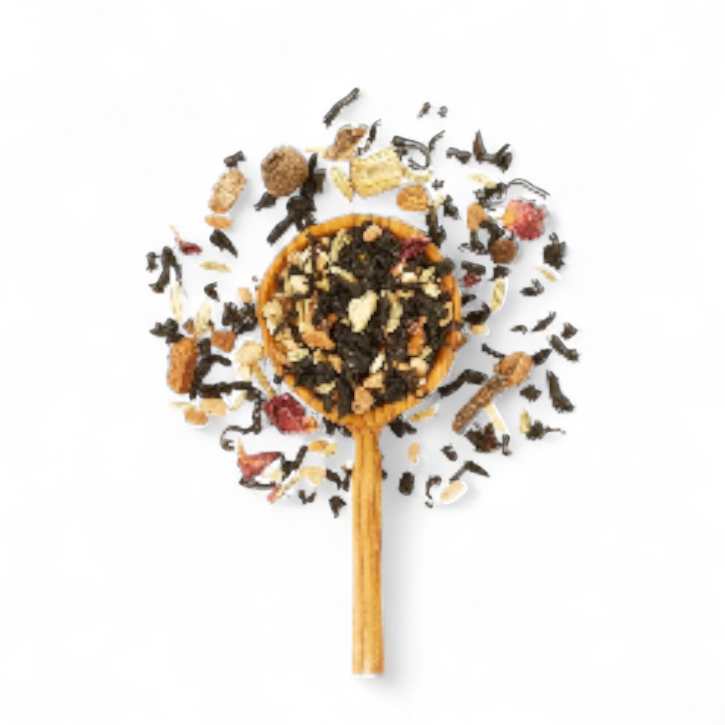 JusTea African Chai Tin & Spoon - Organic, Fair-Trade, Black Tea